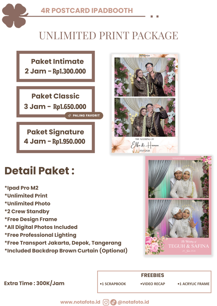 price list photobooth premium